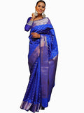 Women's Pure Soft Silk Saree With Blouse Piece For Wedding
