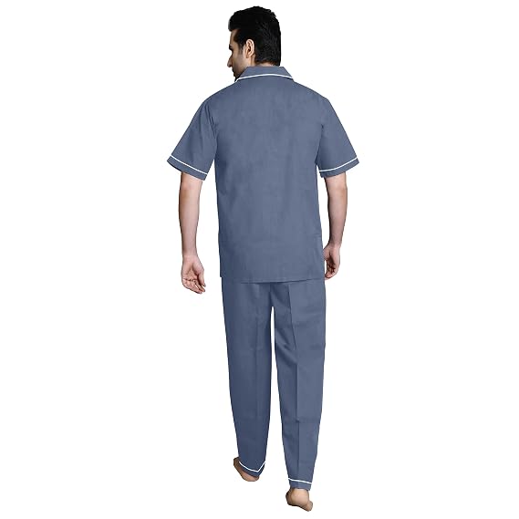 mens blue nightdress