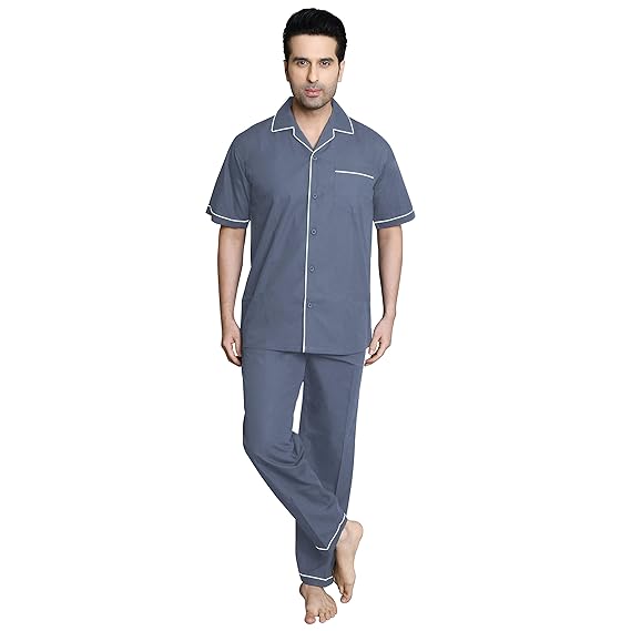 mens blue nightdress