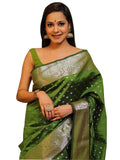 Women's Pure Soft Silk Saree With Blouse Piece For Wedding