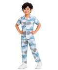 Unisex Pure Cotton Short Sleeve Kids Night Dress for Boys & Girls Nightwear/Sleepsuit/Sleepwear/Loungewear Night Suit for Boys and Girls Top and Pyjama Combo Set
