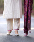 Women's Cotton Floral Printed Straight Kurti with Pant and Dupatta Set