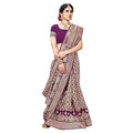 Women's Trendy Banarasi Kanjivaram Navy Color Art Silk Saree with Blouse Material