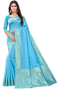 Women's Pure Kanjivaram Silk Saree Soft Design With Blouse Piece For Wedding