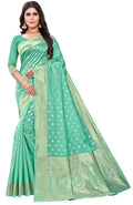 Women's Pure Kanjivaram Silk Saree Soft Design With Blouse Piece For Wedding