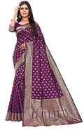 Women's Pure Kanjivaram Silk Saree Soft Design With Blouse Piece For Wedding