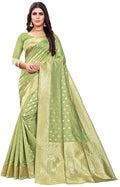 Women's Pure Kanjivaram Silk Saree Soft Design With Blouse Piece For Wedding