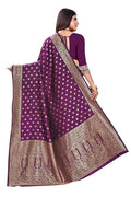 Women's Pure Kanjivaram Silk Saree Soft Design With Blouse Piece For Wedding