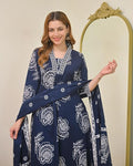 Women Printed A-Line Kurta and Pant Set with Dupatta | Printed Kurta Set | A-Line Kurta Set | Women Kurta Sets | Summer Suit |