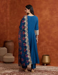 Women's Embroidered Anarkali Kurta Suit Set
