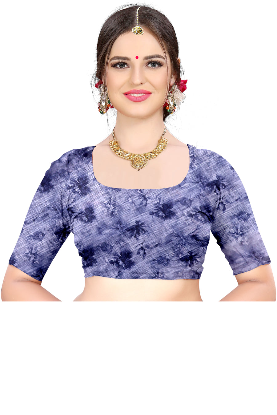 Women's Olive Paisley Printed Linen Blend Saree with Blue Border | Elegant Floral Ethnic Wear for Festive & Daily Use