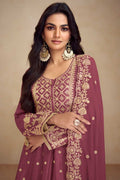 Embroidered Sharara Palazzo Suit